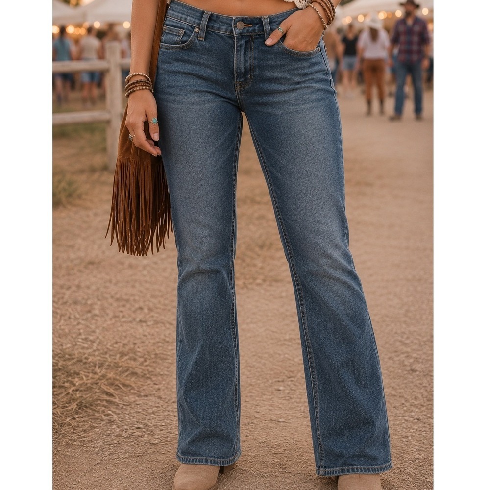 J.Crew Matchstick Straight Leg Jeans Dark Wash Blue Denim Size 29 Long Casual